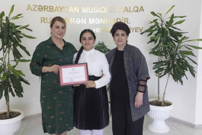 Şagirdimiz Respublika Festivalının birincisi olub