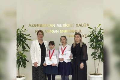 Uşaq İncəsənət Məktəbinin şagirdləri müsabiqədə birinci olublar