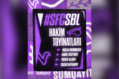 “Sumqayıt”- “Səbail” matçını idarə edəcək hakimlər bəlli olublar
