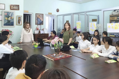 Kitabxana əməkdaşları maarifləndirici tədbir keçiriblər