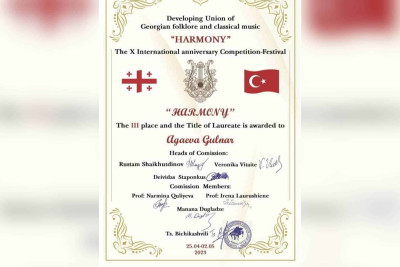 Sumqayıt Musiqi Kollecinin konsertmeysteri laureat olub