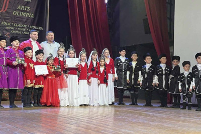 Sumqayıtın rəqs qrupu Olimpiadada qalib seçilib