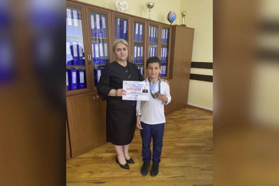 Şagirdimiz Heydər Əliyev kuboku yarışının üçüncüsü olub