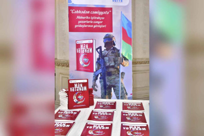 “Cəbhədən cəmiyyətə” adlı kitabın təqdimat gecəsi olub