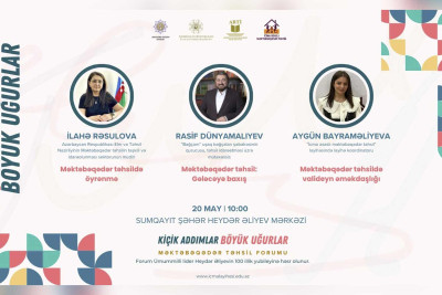 Sumqayıtda erkən təhsillə bağlı forum baş tutacaq