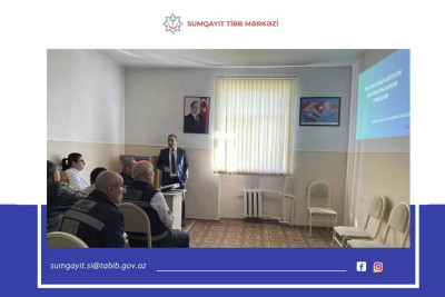 Tibb işçilərinə maarifləndirici təlim təşkil olunub