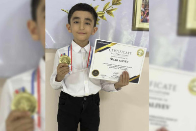 Məktəblimiz beynəlxalq fənn olimpiadasının qızıl medalçısı olub