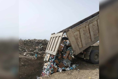 Sumqayıtda 33 ton süd məhsulu utilizasiya edilib