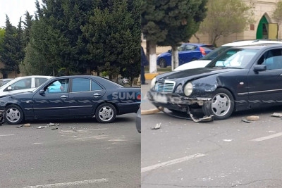Sumqayıtda qəza törədən sürücü hadisə yerindən yayınıb