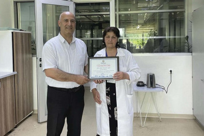 Ceyranbatan laboratoriyasının laborantı təltif olunub