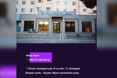 “PreziDent” stomatoloji klinikasında pulsuz aksiya təşkil olunub