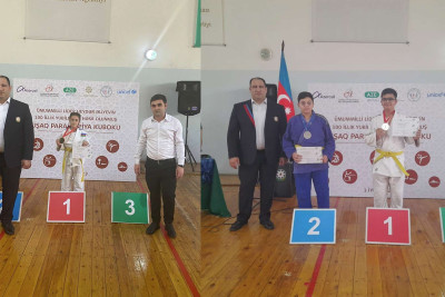 İdmançılarımız “Uşaq paralimpiya kuboku”nda medal qazanıblar