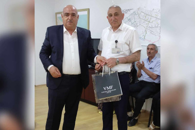 Ömrünün 46 ilini qaz təsərrüfatında çalışan rəis kollektivlə vidalaşıb