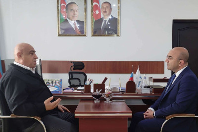 Qaz İstismarı sahəsinin rəisi yerli qurumun məsul şəxşi ilə görüşüb