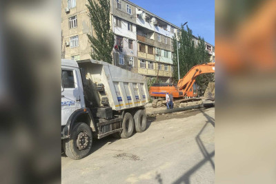 Çerkassı küçəsi: yolun bir hissəsi bağlanıb