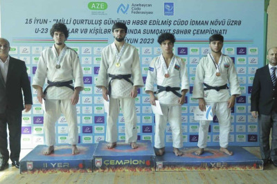 Cüdo üzrə Sumqayıt birinciliyinin qalibləri müəyyənləşiblər