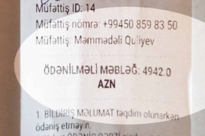 Bələdiyyədən gələn bildiriş sakini təəccübləndirib