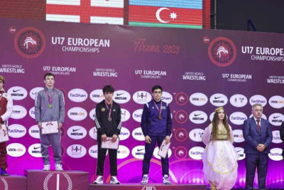 Güləşçimiz Avropa çempionatının bürünc medalına sahib olub