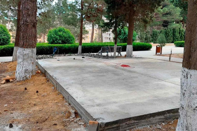 “Göyərçin” parkında tikilməkdə olan qanunsuz obyekt sökülüb