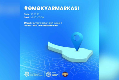 İşaxtaranların nəzərinə: “Giltex” MMC əmək yarmarkası təşkil edir