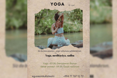 Dənizkənarı bulvarda yoqa təlimi təşkil olunacaq