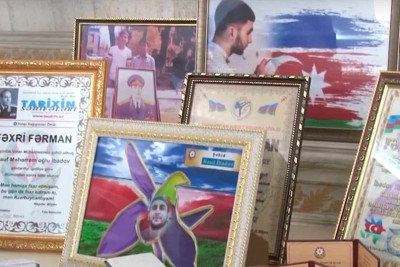 Şəhid rəssam Rauf İbadovun sərgisi təşkil olunub