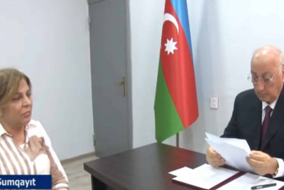 Zakir Fərəcov sakinlərlə görüşüb
