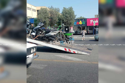 Sumqayıtda moped sürücülərinə qarşı reyd