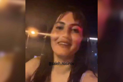 Polisin saxladığı qadın TikTok-da canlı yayım açdı