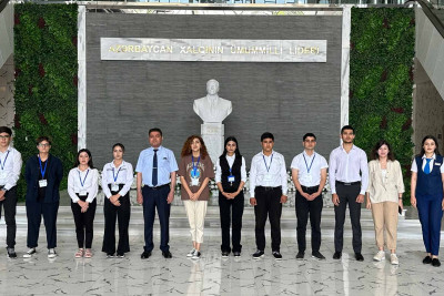 Könüllülər gənc şair Səddam Laçınla görüşüblər