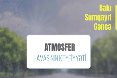 Sumqayıtda atmosfer havasının keyfiyyəti yoxlanılıb