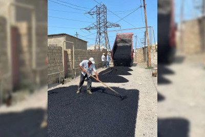 Şəhid Nicat Nəbiyevin adını daşıyan küçə asfaltlanır