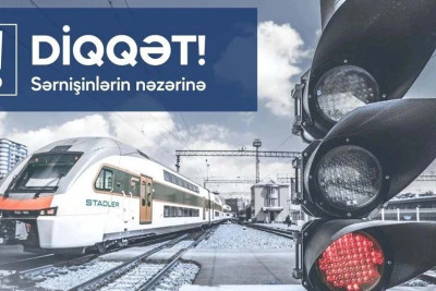 Bakı-Pirşağı-Sumqayıt qatarının hərəkət qrafikində dəyişiklik var