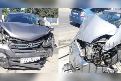 Sumqayıtda qəzada 8 nəfər xəsarət alıb, 1-nin vəziyyəti ağırdır
