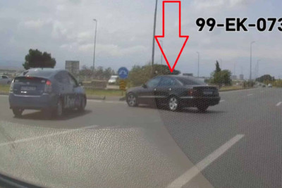 Saray postunun yanında diqqətsiz sürücü ətrafdakılara qorxulu anlar yaşadıb