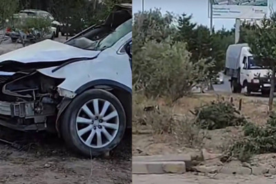 Sumqayıtda ağır qəza: 4 nəfər xəsarət alıb