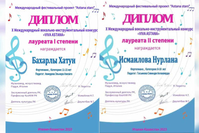 Şagirdlər beynəlxalq müsabiqədə laureat adını qazanıblar