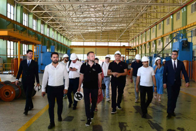 Tatarıstanlı şirkət rəhbərləri Sumqayıt Kimya Sənaye Parkı ilə tanış olublar