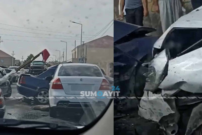 Sarayda ağır qəza: sürücü dünyasını dəyişib