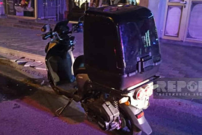 Sumqayıtda yolu keçən piyadanı moped vurub