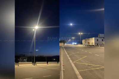 H.Z. Tağıyev qəsəbəsi: Bakı-Quba yolu artıq işıqlandırılır