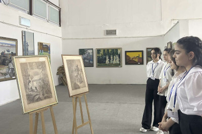Rəssam Kazım Kazımzadənin doğum günü ilə əlaqədar tədbir keçirilib