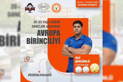 Ağır atlet Əli Şükürlü Vətənə medallar gətirir