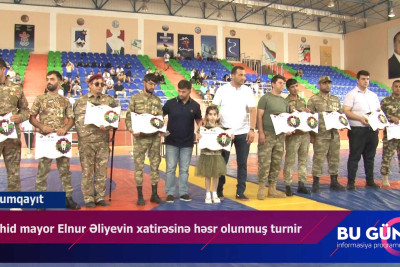 Şəhid mayor Elnur Əliyevin xatirəsinə həsr olunmuş güləş turniri yekunlaşıb