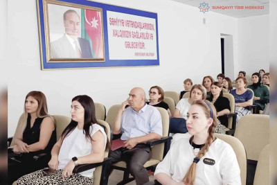 Sumqayıt Tibb Mərkəzində məişət zorakılığı mövzusu gündəmə gətirilib