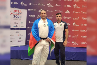 İlham Zəkiyev Dünya Oyunlarının medalını qazanıb