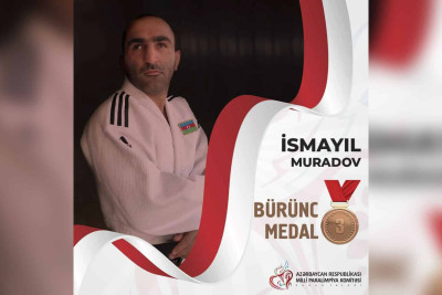 Cüdoçumuz Paralimpiya Çempionatında bürünc medal qazanıb