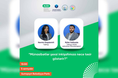 Peşəkar psixoloqlar tərəfindən təlim keçiriləcək