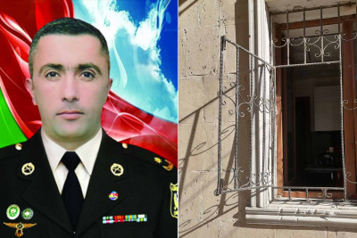 Şəhid Rahib Babayevin evinə basqın olub