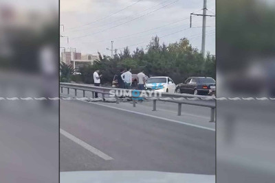 Bakı-Sumqayıt yolu: 2 maşın toqquşub